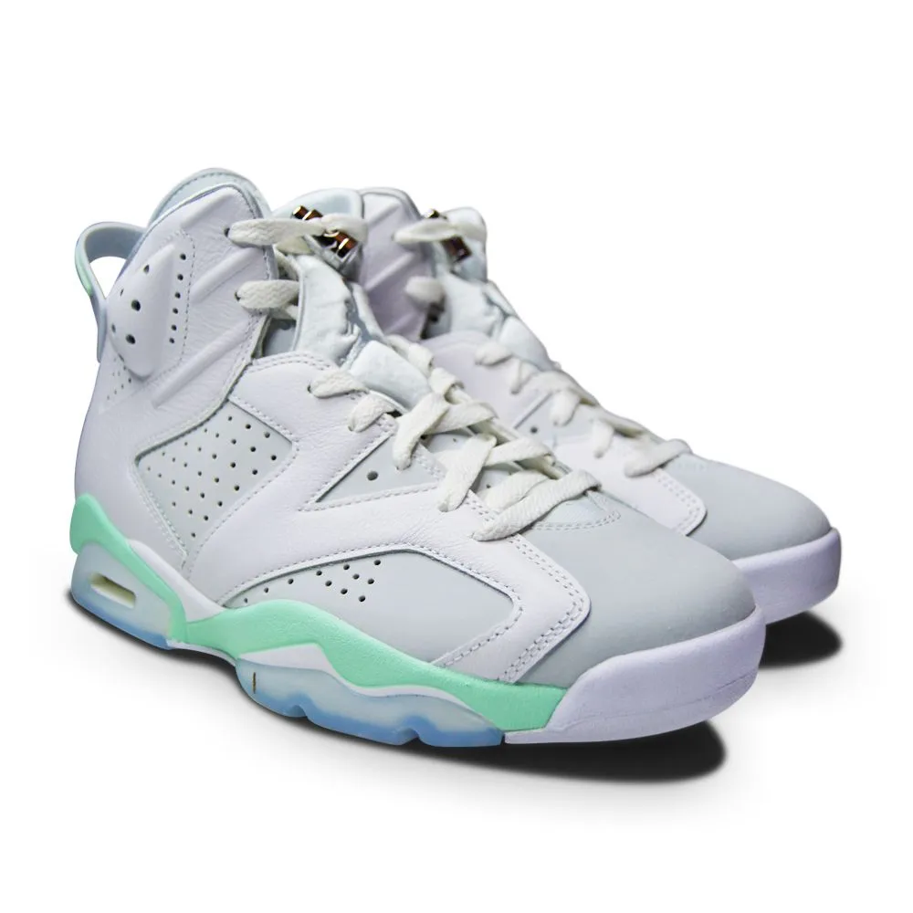 Womens Nike Air Jordan 6 Retro - DQ4914 103 - White Pure Platinum Mint Foam