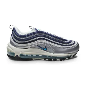 Womens Nike Air Max 97 OG - DQ9131 001 - Metallic Silver Chrolrine blue
