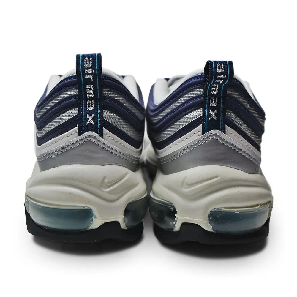 Womens Nike Air Max 97 OG - DQ9131 001 - Metallic Silver Chrolrine blue