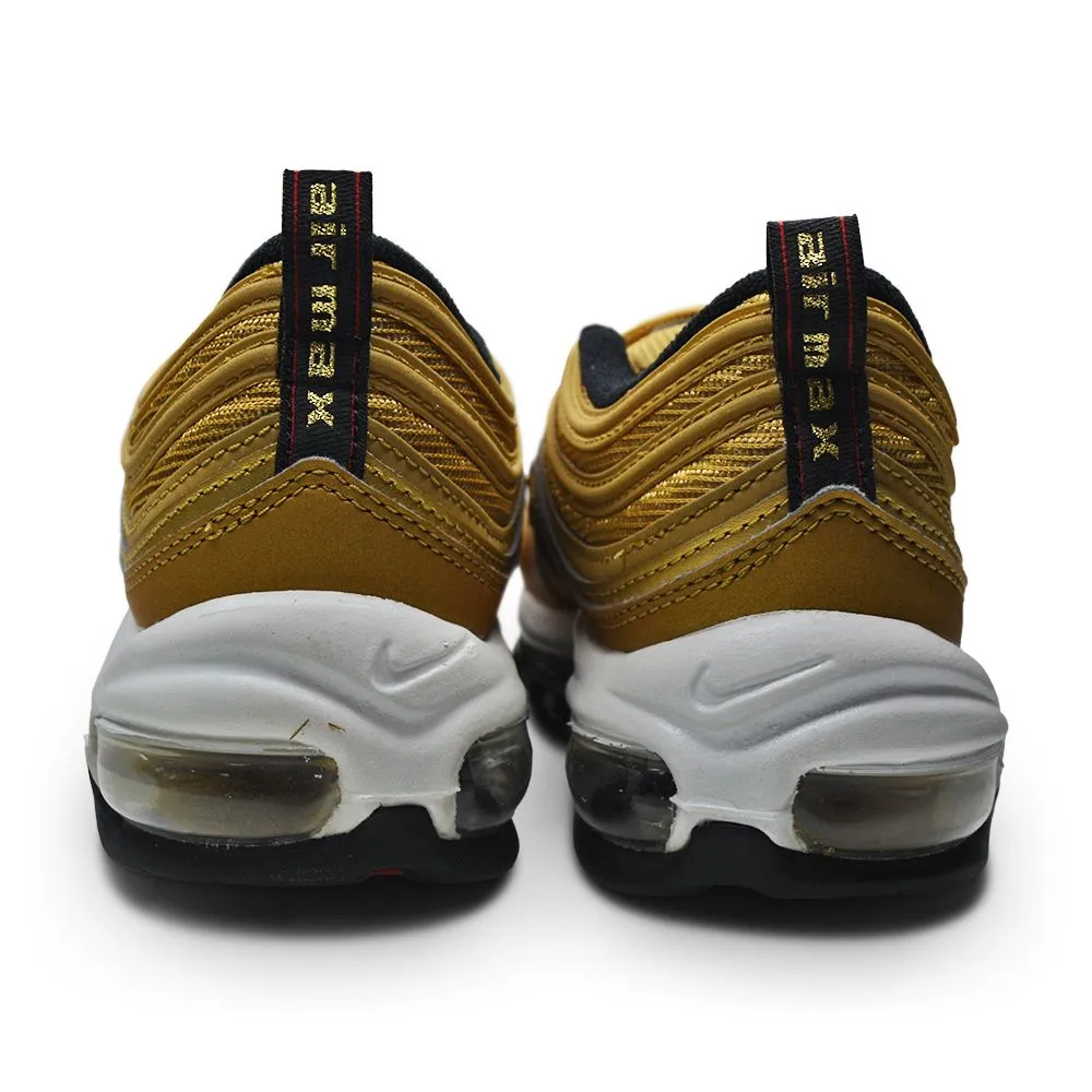 Womens Nike Air Max 97 OG - DQ9131 700 - Metallic Gold Varsity Red