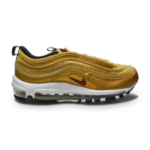Womens Nike Air Max 97 OG - DQ9131 700 - Metallic Gold Varsity Red