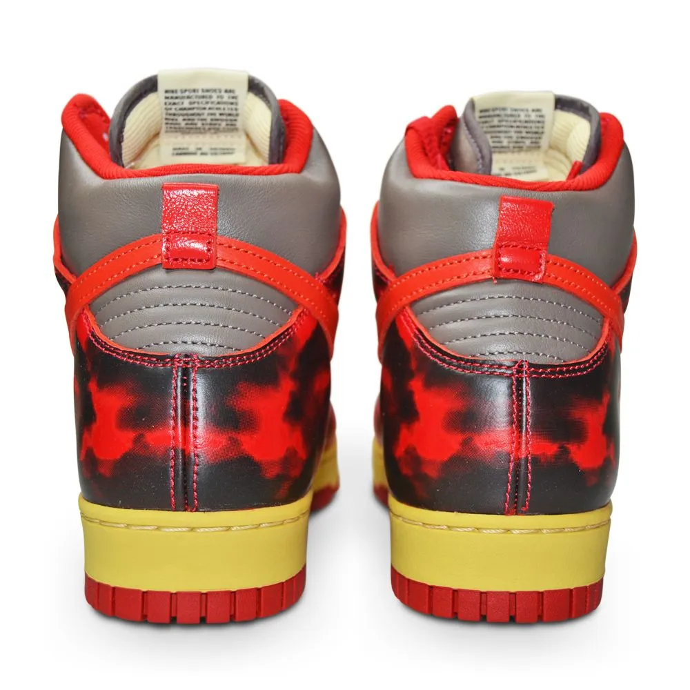 Womens Nike Dunk Hi 1985 SP "Acid Wash" - DD9404 600 - University Chile Red