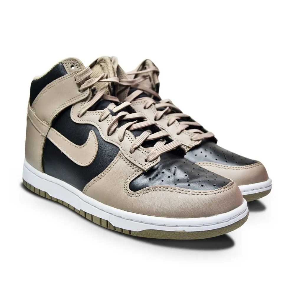 Womens Nike Dunk High - DD1869 002 - Black Moon Fossil Black