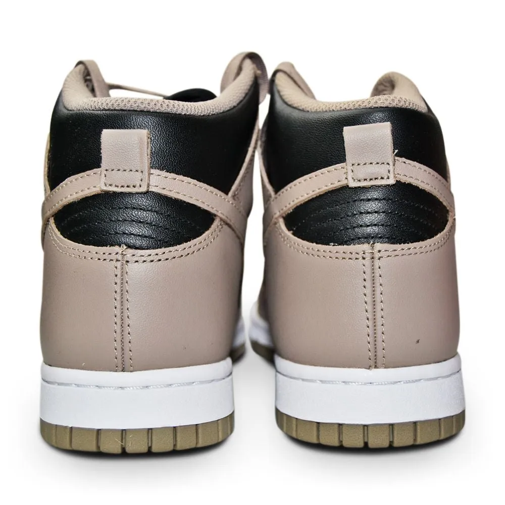 Womens Nike Dunk High - DD1869 002 - Black Moon Fossil Black