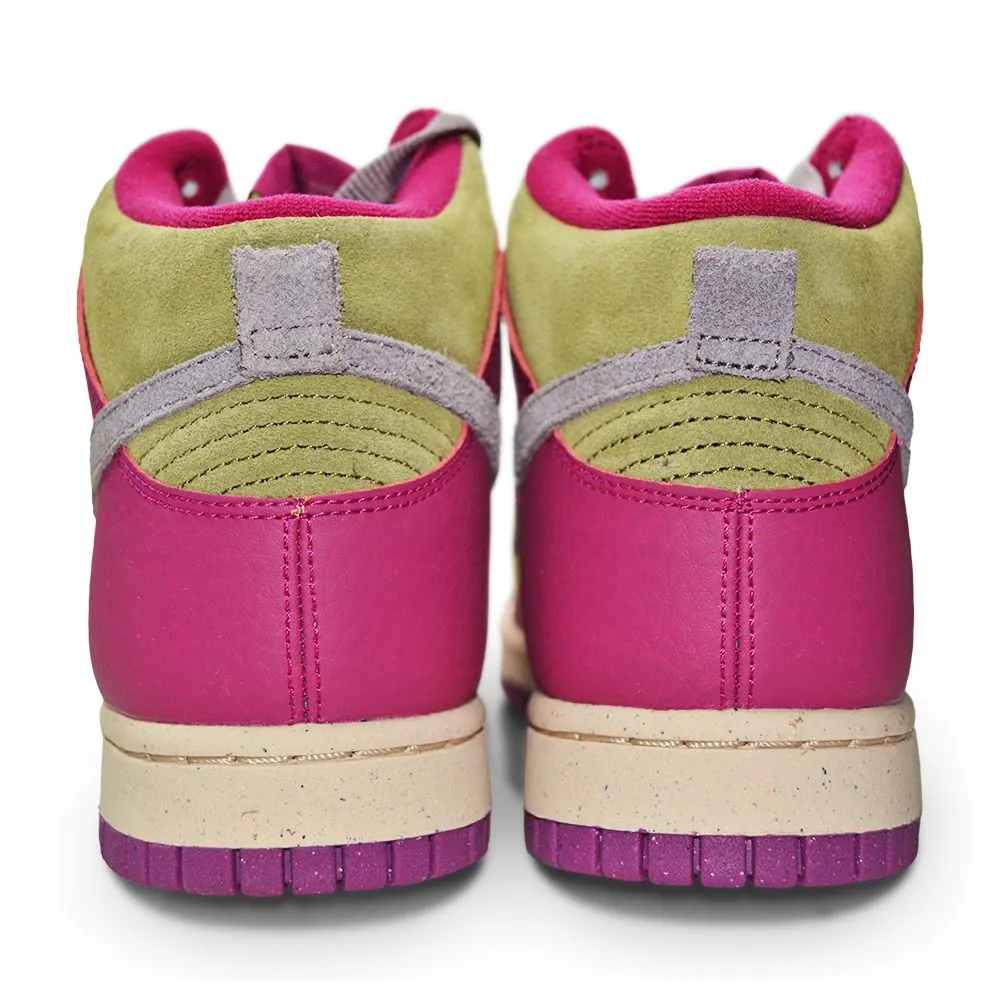 Womens Nike Dunk High - FB1273 500 - Dynamic Berry Grand Purple HTR