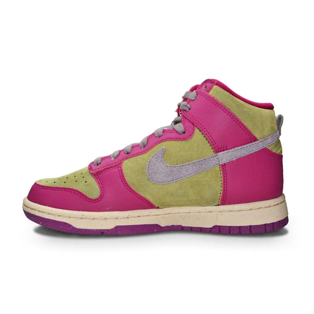 Womens Nike Dunk High - FB1273 500 - Dynamic Berry Grand Purple HTR
