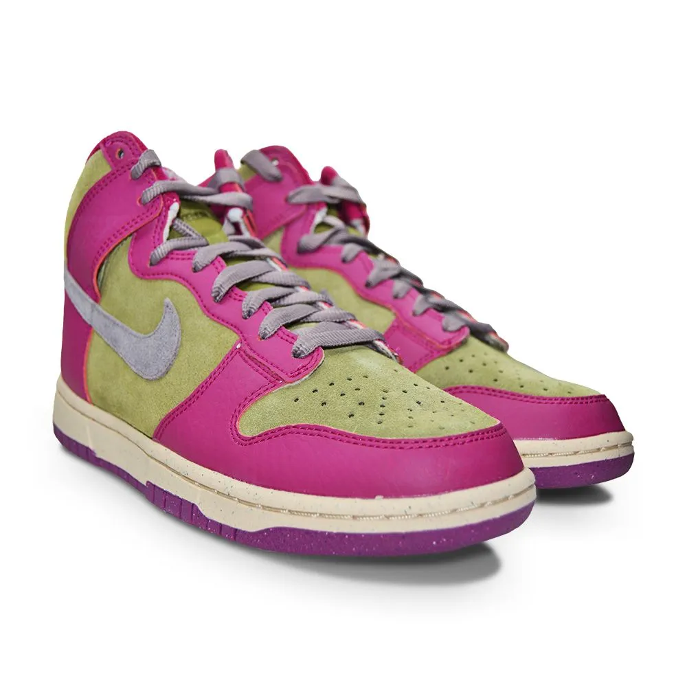 Womens Nike Dunk High - FB1273 500 - Dynamic Berry Grand Purple HTR