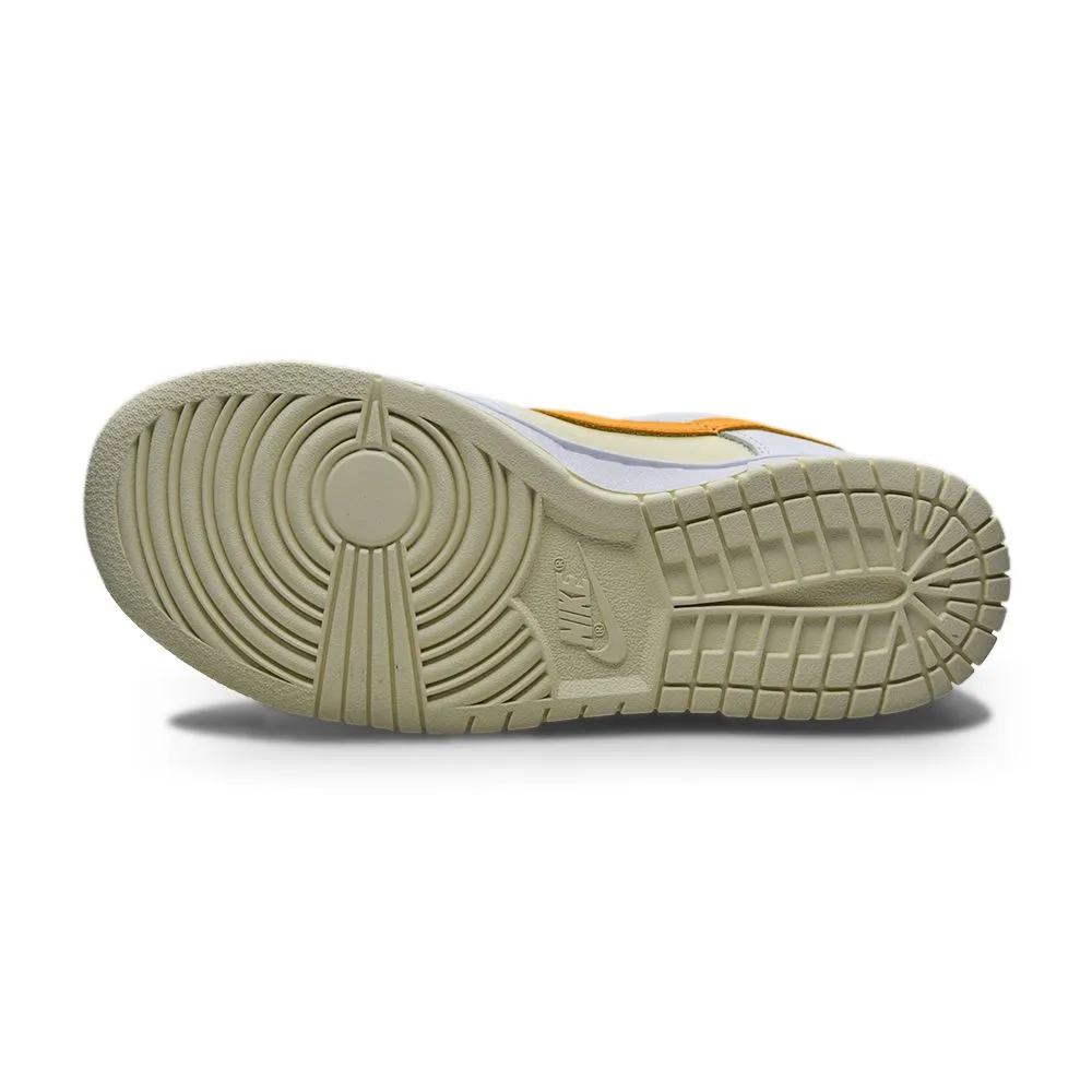 Womens Nike Dunk Low - FJ4742 100 - White Sundial LT Lemon Twist