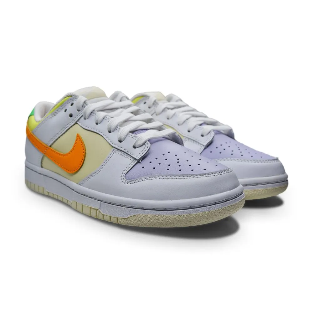 Womens Nike Dunk Low - FJ4742 100 - White Sundial LT Lemon Twist