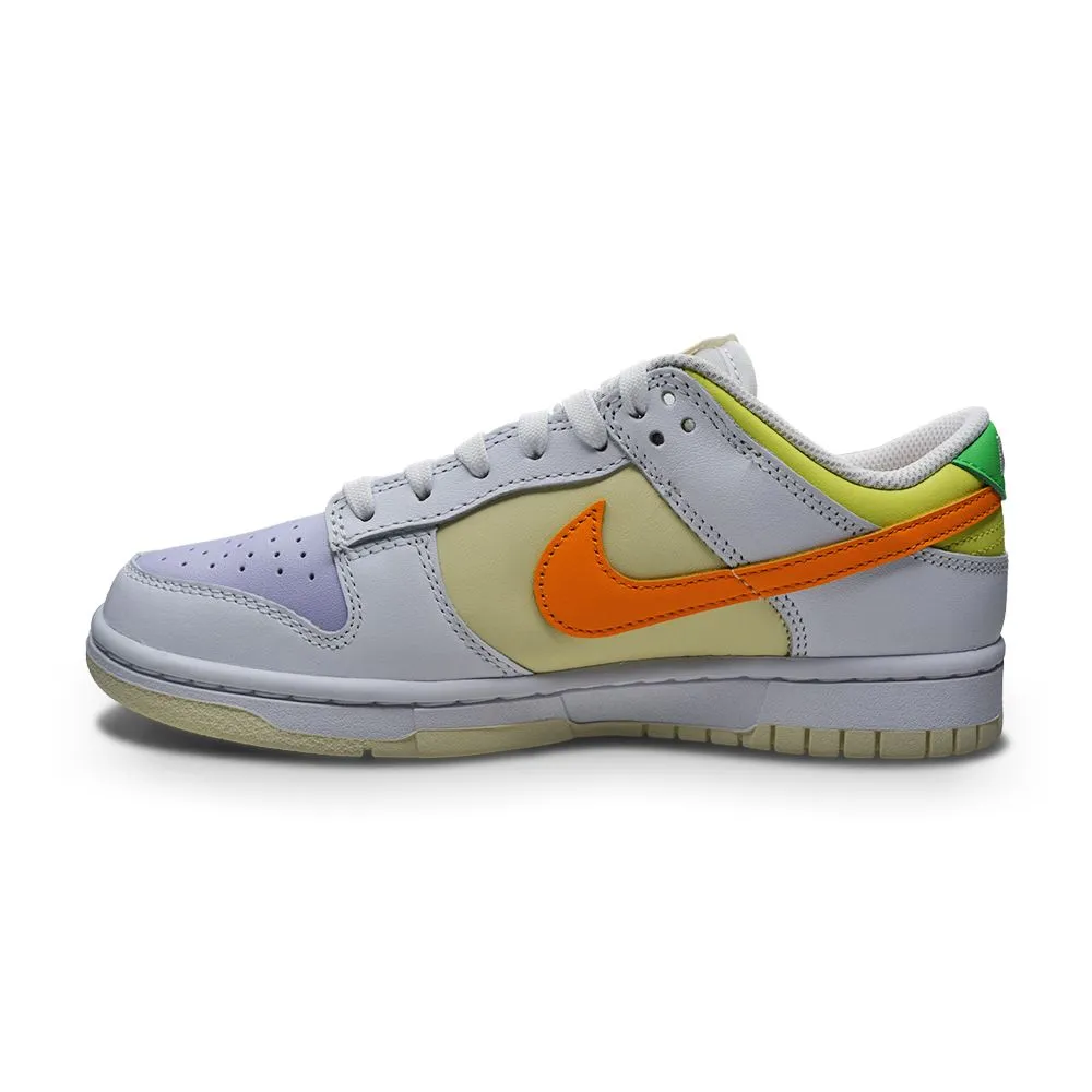 Womens Nike Dunk Low - FJ4742 100 - White Sundial LT Lemon Twist