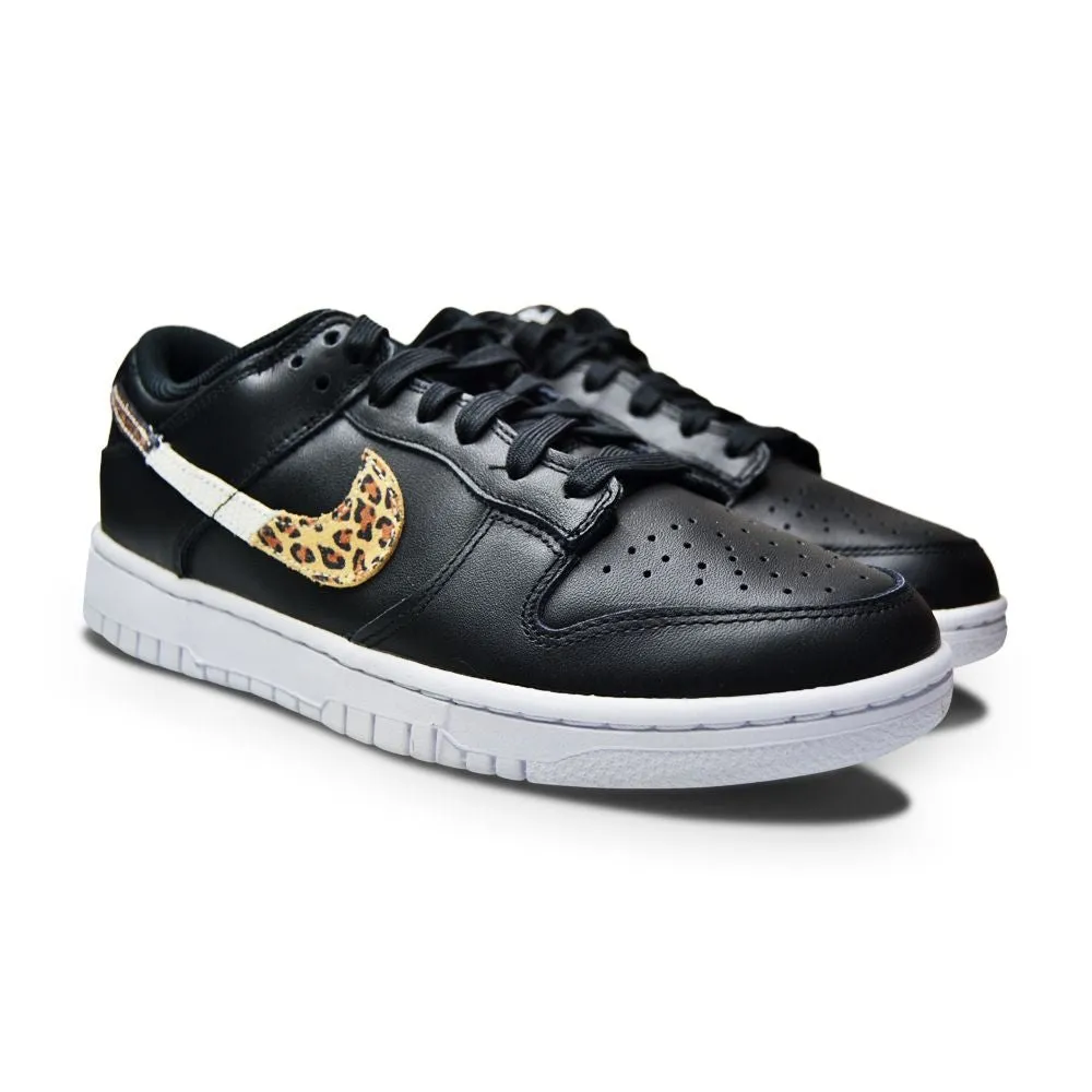 Womens Nike Dunk Low SE - DD7099 001 - Leopard Multicolor Black