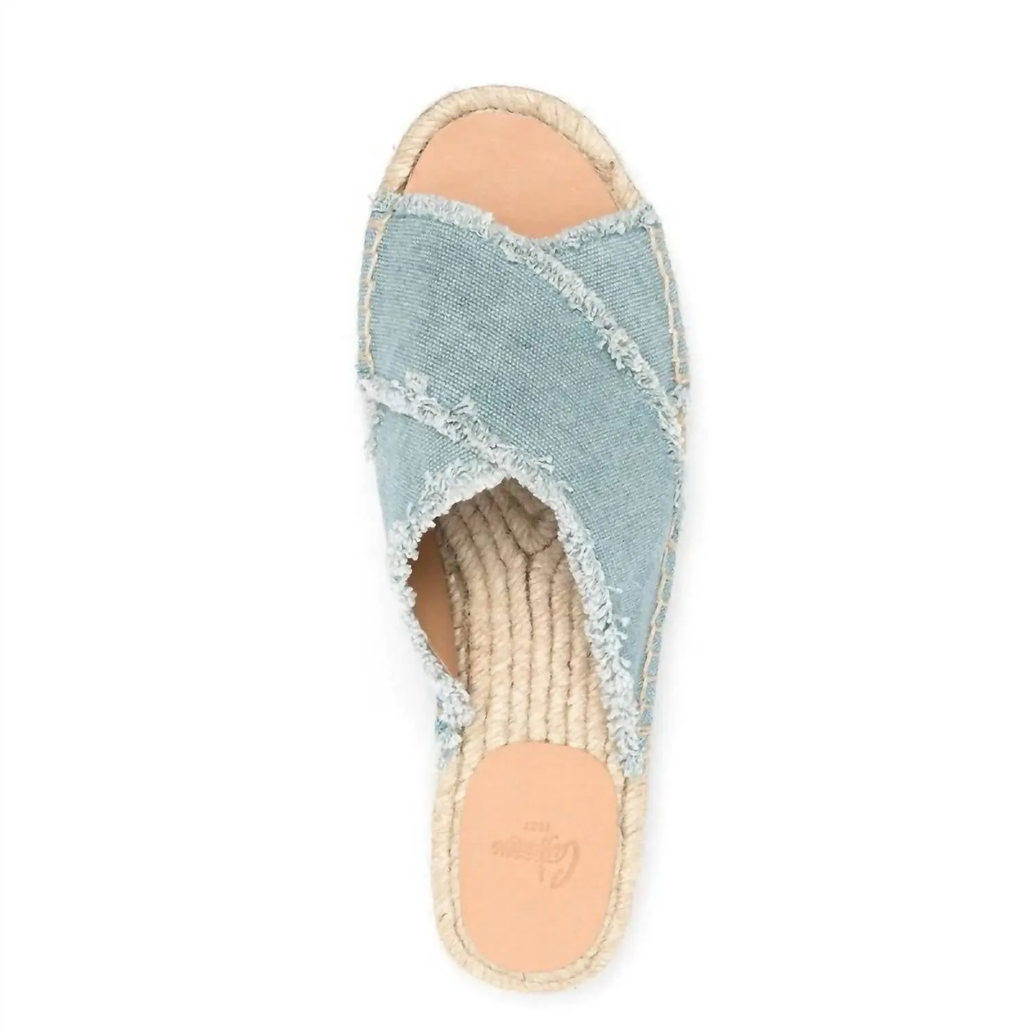 Women's Palmera Slides In Water Blue