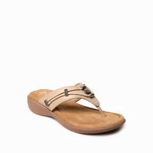 Women's Silverthorn 360 Toe Post Sandal In Beige