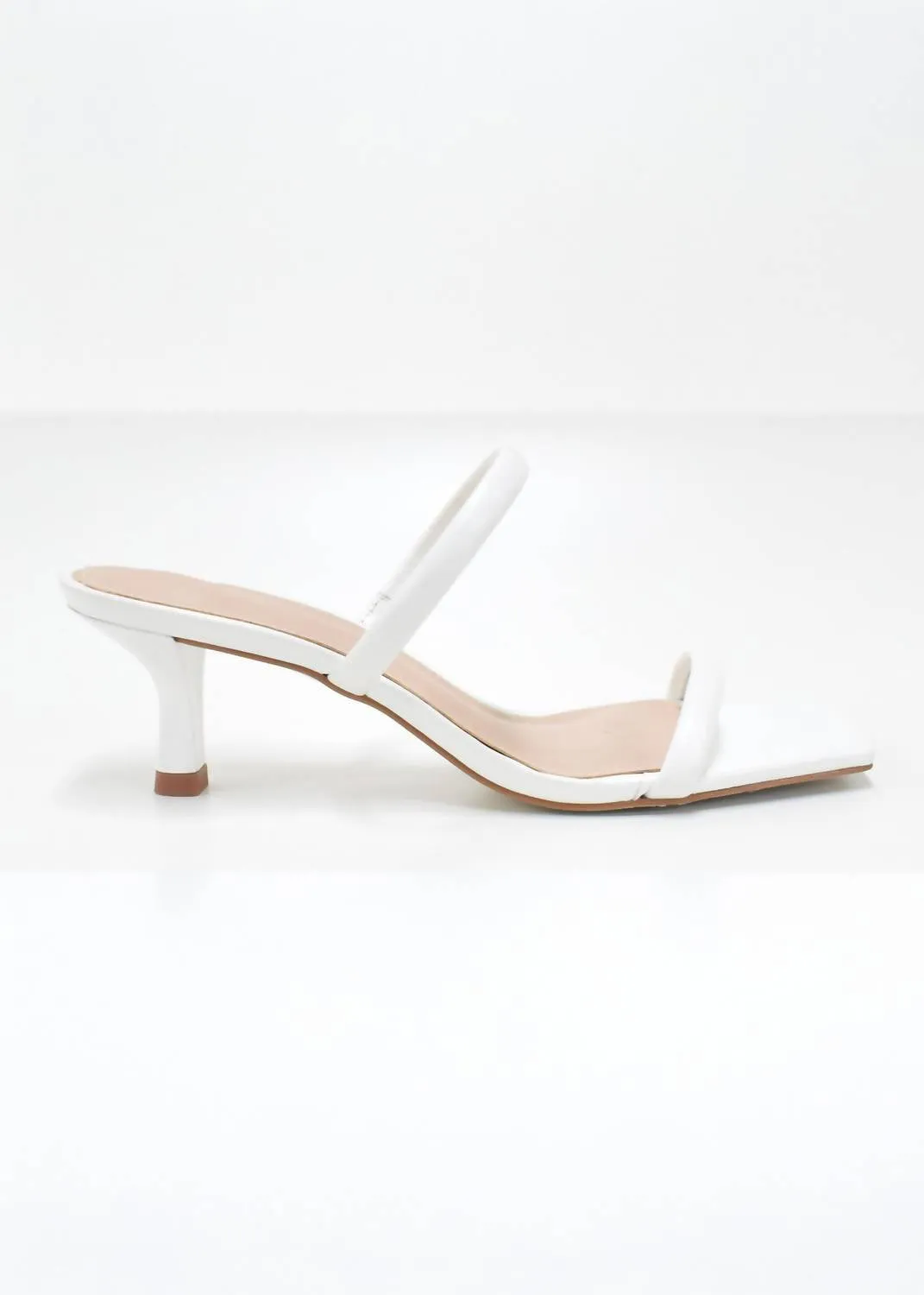 Women's Slide Sandals In White
