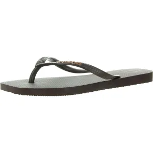 Womens Solid Flip-Flops