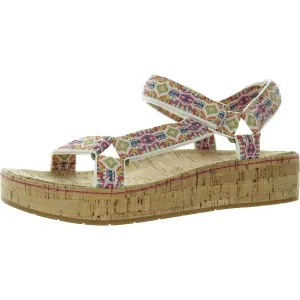 Womens Strappy Man Made Platform Sandals