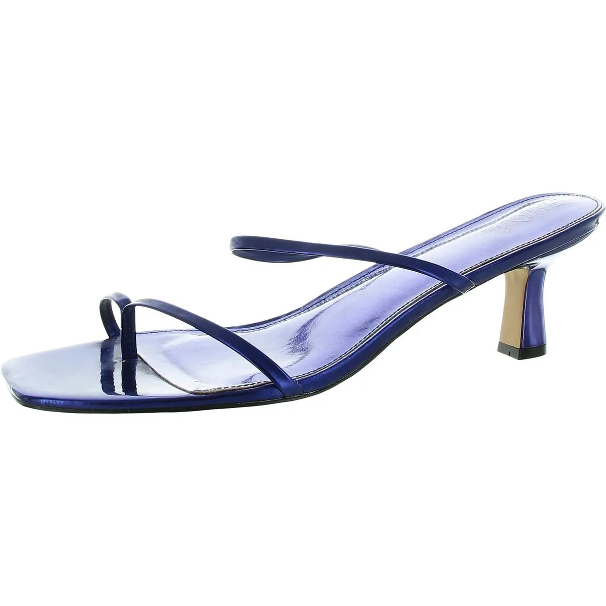 Womens Strappy Square Toe Heels