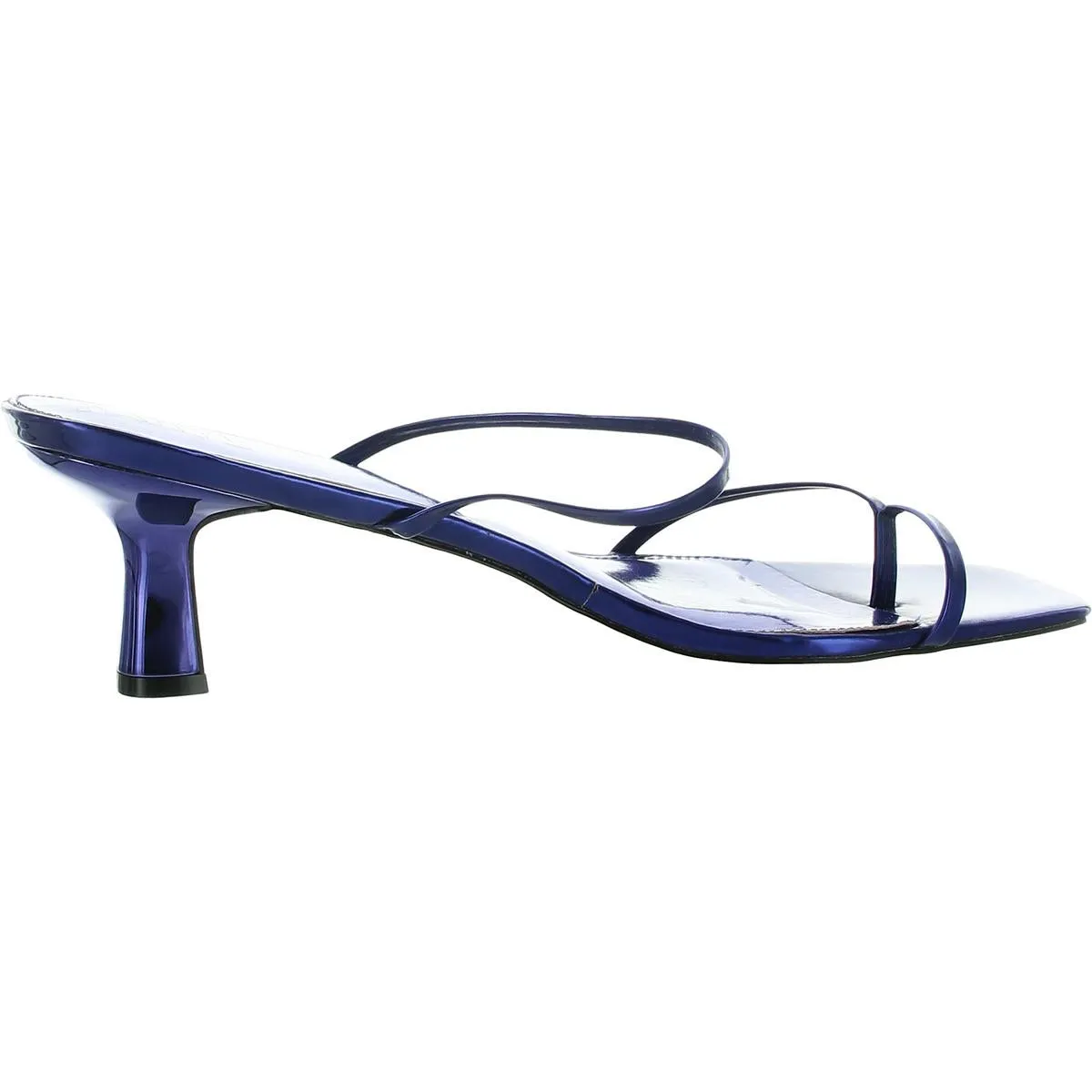 Womens Strappy Square Toe Heels