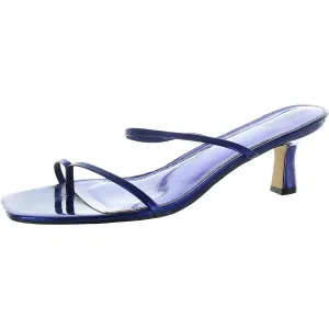 Womens Strappy Square Toe Heels