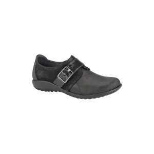 Women's Tane Shoe In Oily Coal Blk Suede