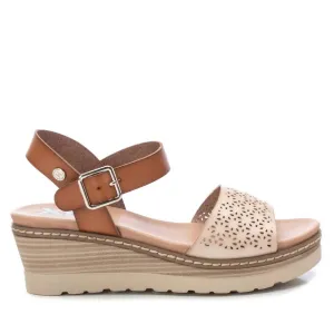 Women's Wedge Sandals In Beige