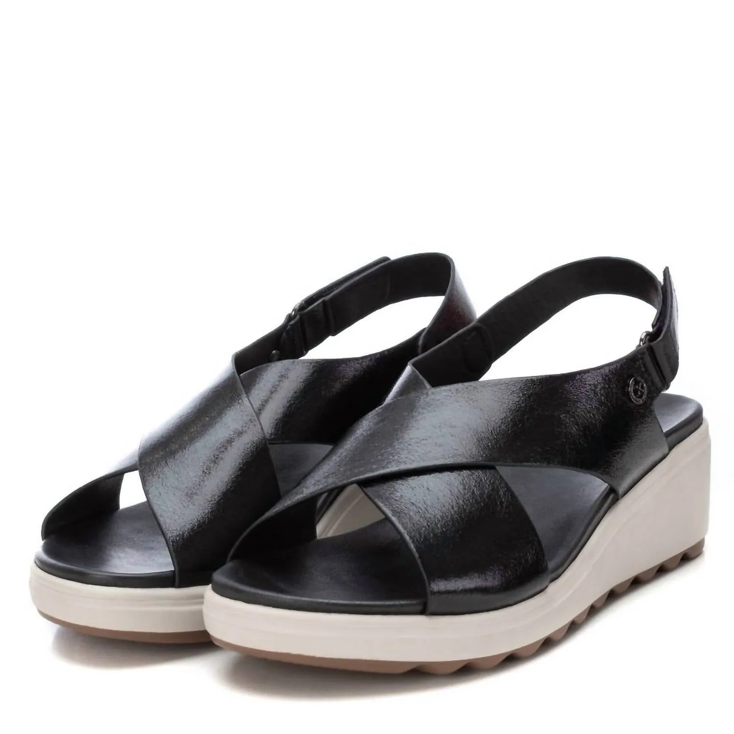 Women's Wedge Sandals In Black
