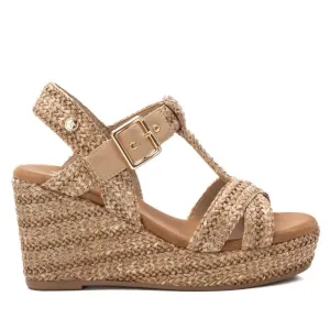 Women's Wedge Sandals In Camel