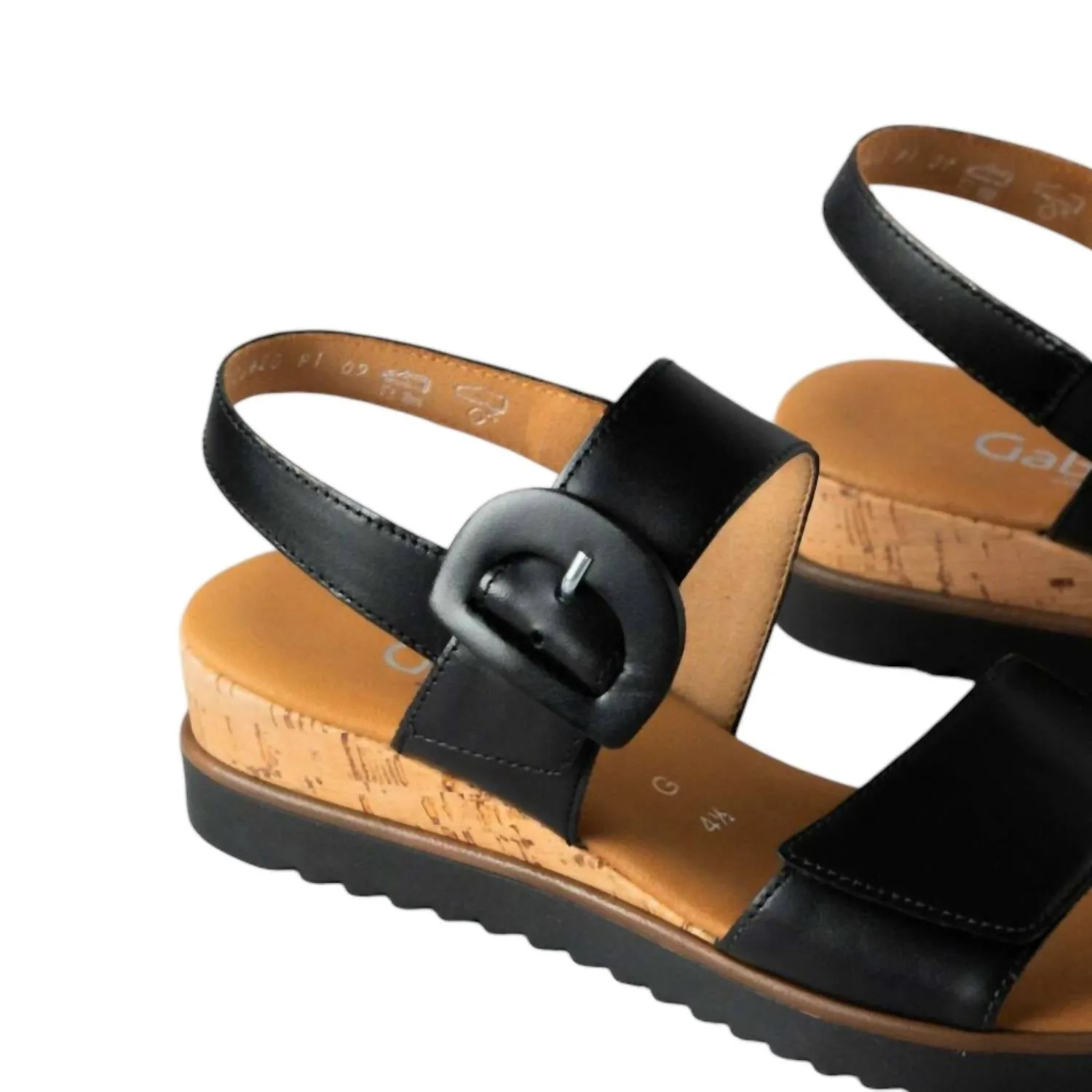 Women's Wedge Slingback Sandal In Black