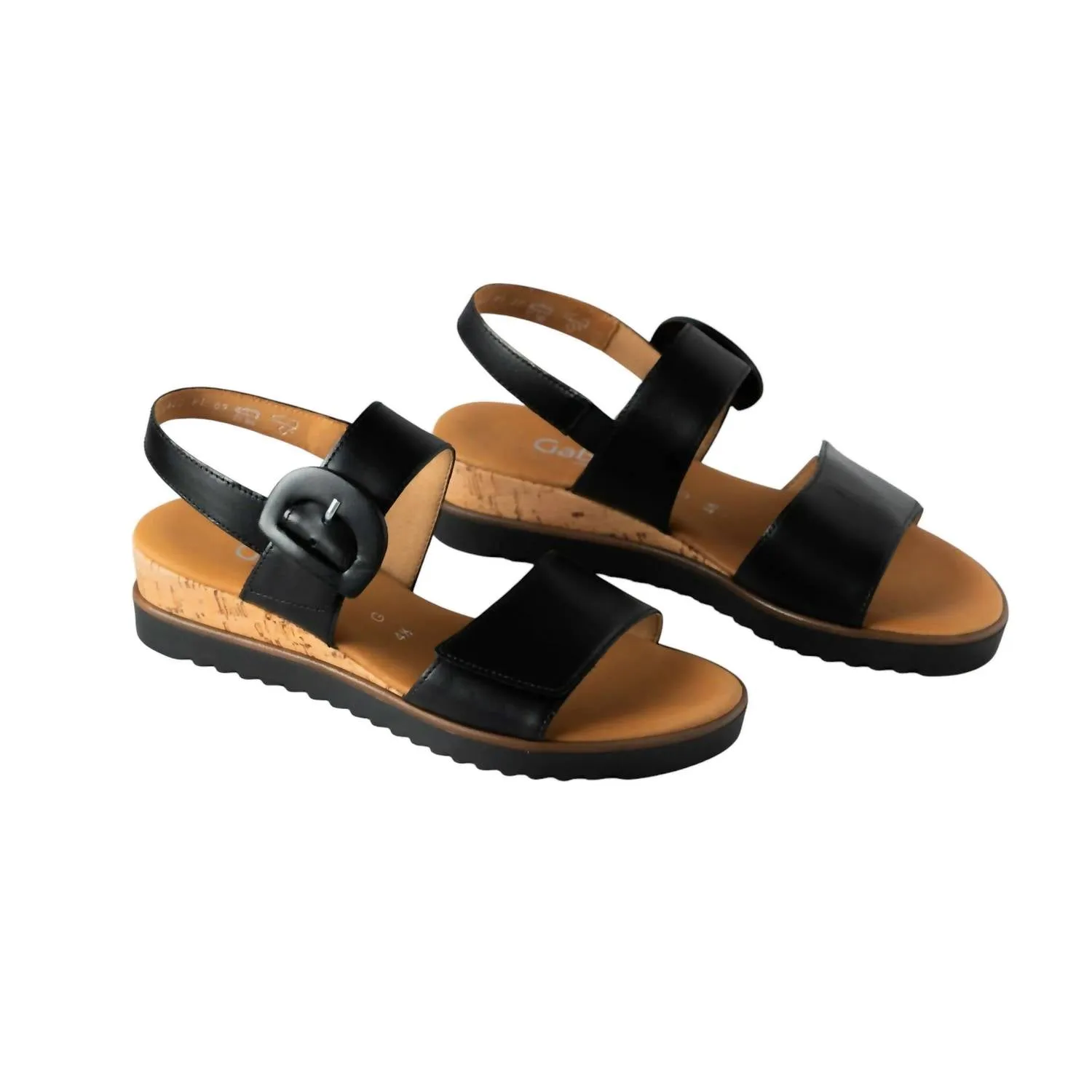 Women's Wedge Slingback Sandal In Black