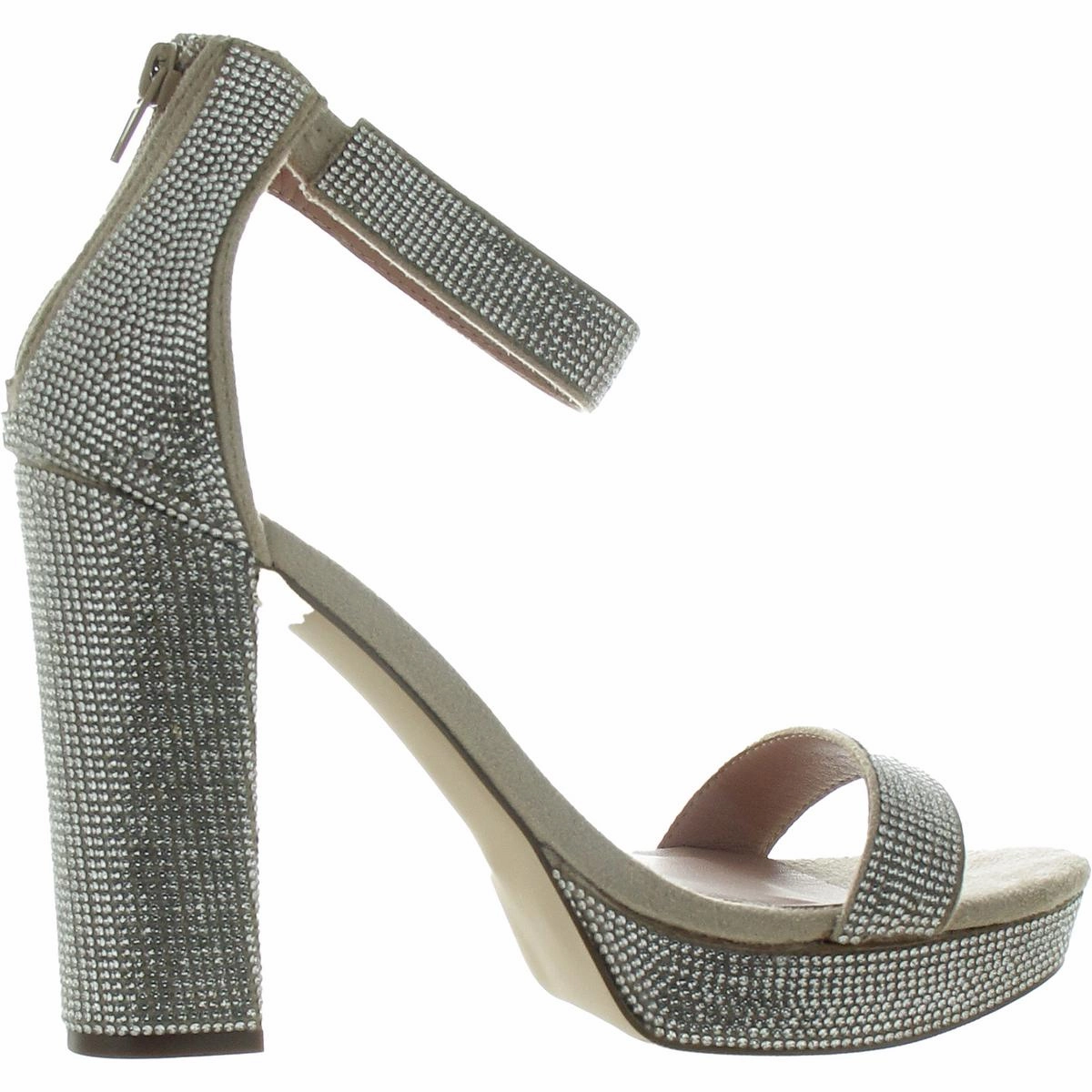 Womens Glitter Platform Sandals
