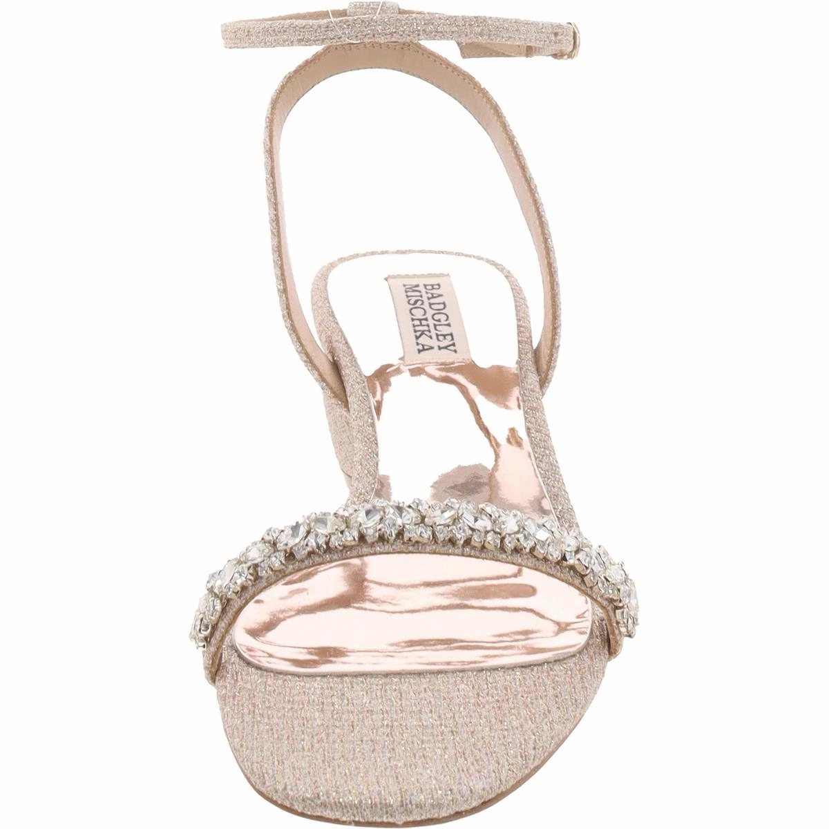 Womens Kitten Heel Ankle Strap