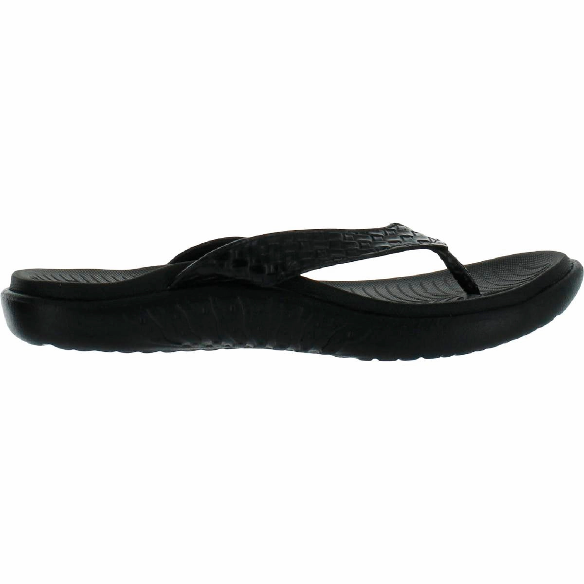 Womens Open Toe Slip On Thong Sandals