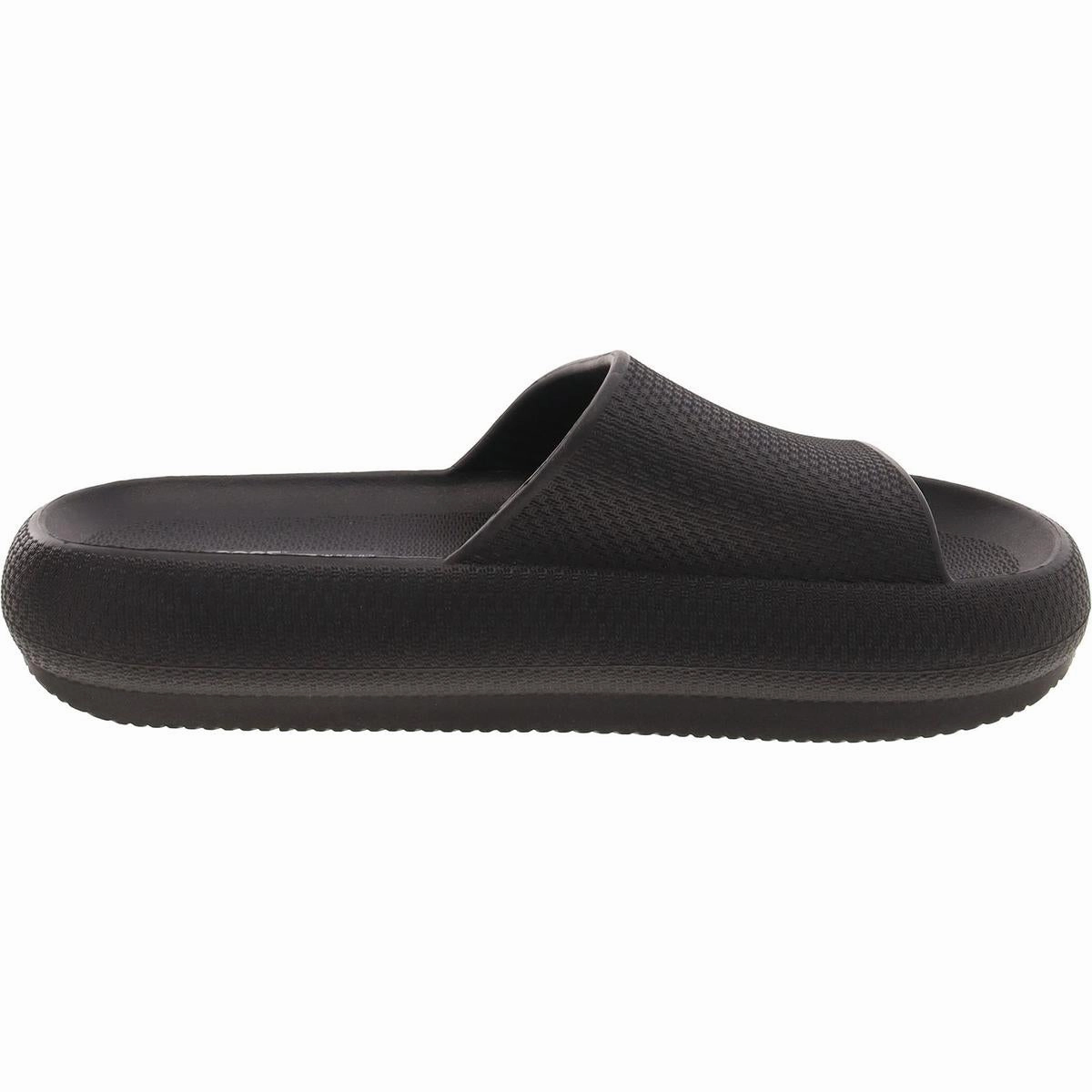 Womens Slip On Open Toe Slide Sandals