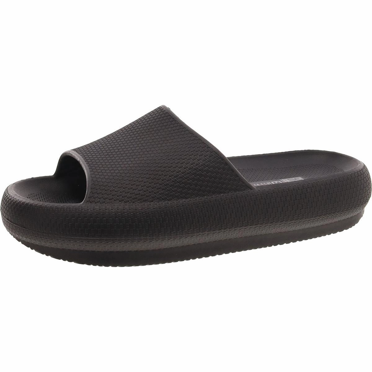 Womens Slip On Open Toe Slide Sandals