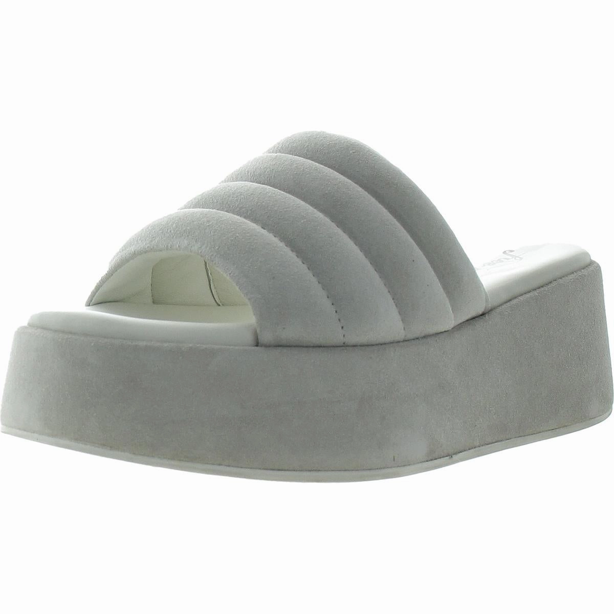 Womens Solid Platform Sandals