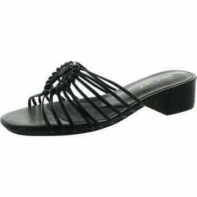Womens Strappy Man Made Slide Sandals