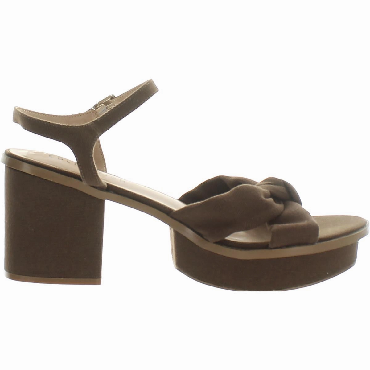 Womens Textile Manmade Block Heel