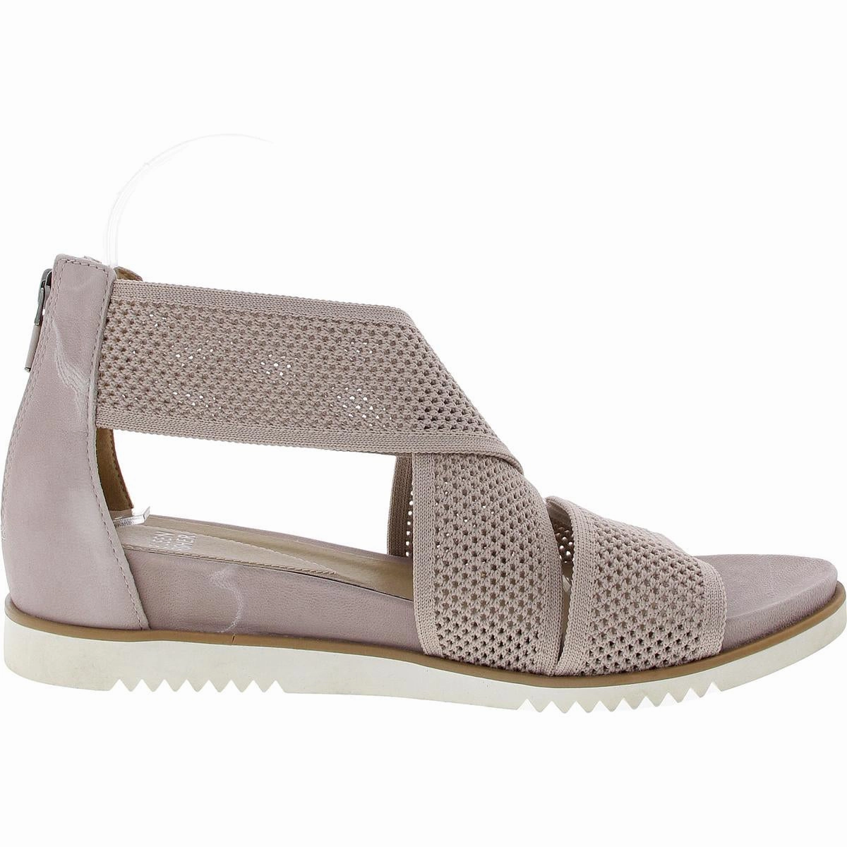 Womens Woven Leather Ankle Strap