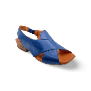 Xena Cobalt Blue Leather Sandal