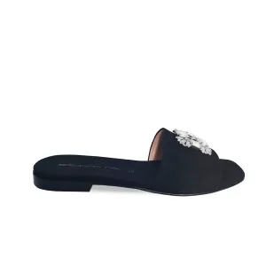 ZAHRA BLACK SUEDE