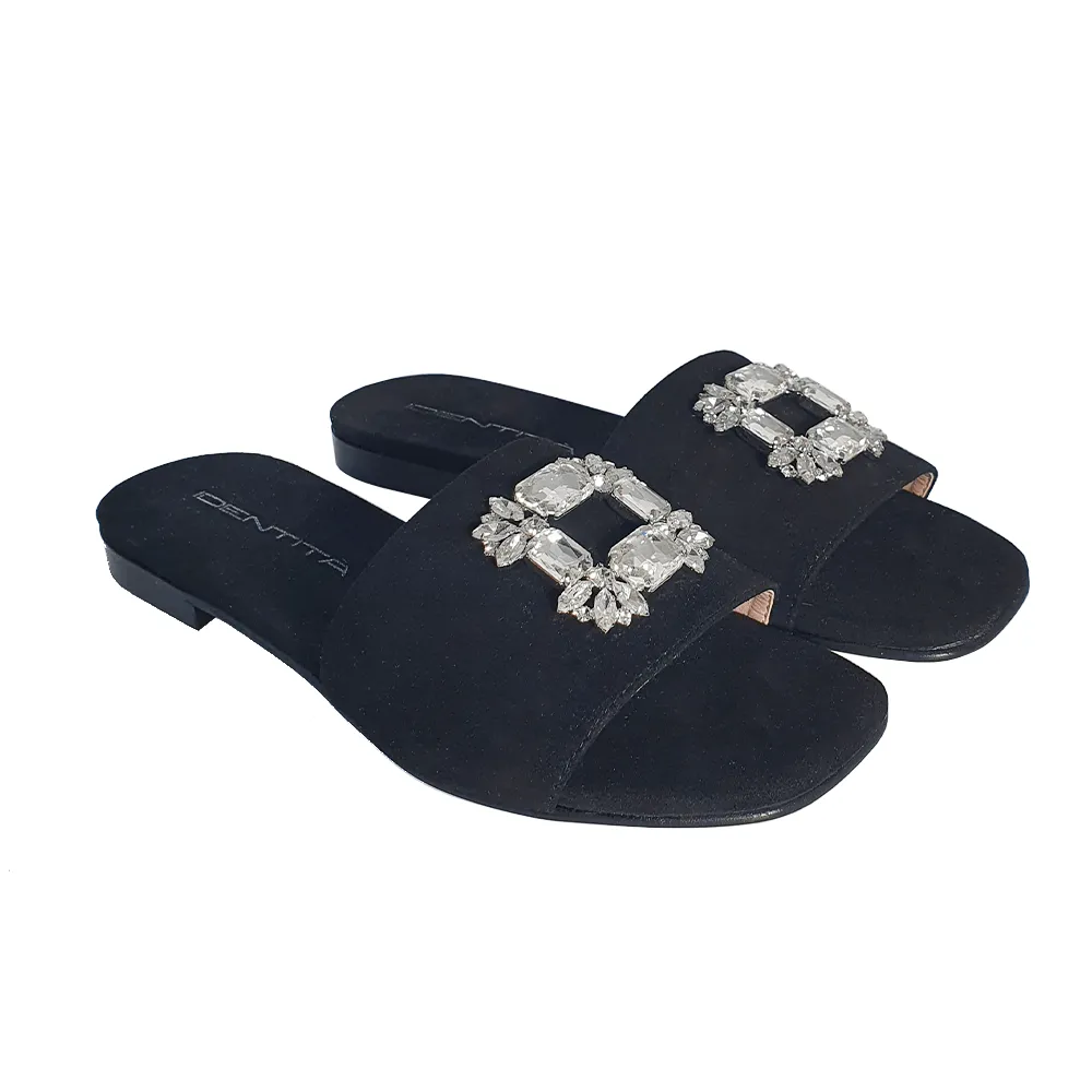 ZAHRA BLACK SUEDE