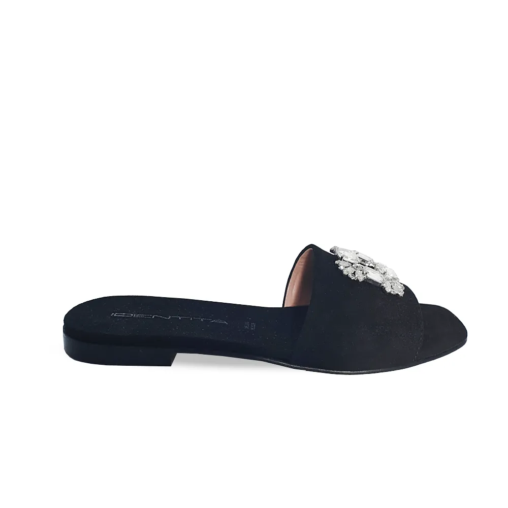 ZAHRA BLACK SUEDE