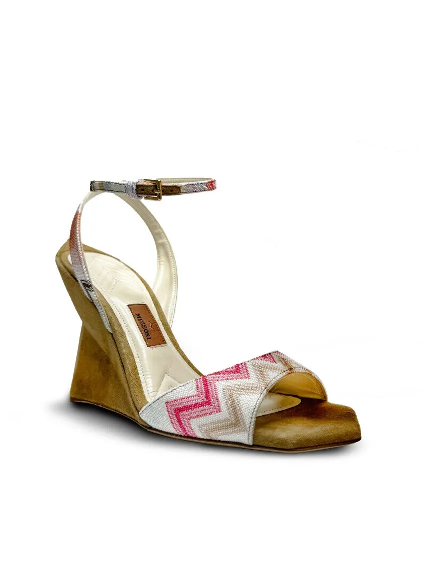 Zante Suede Pink Wedges 95