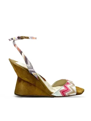 Zante Suede Pink Wedges 95