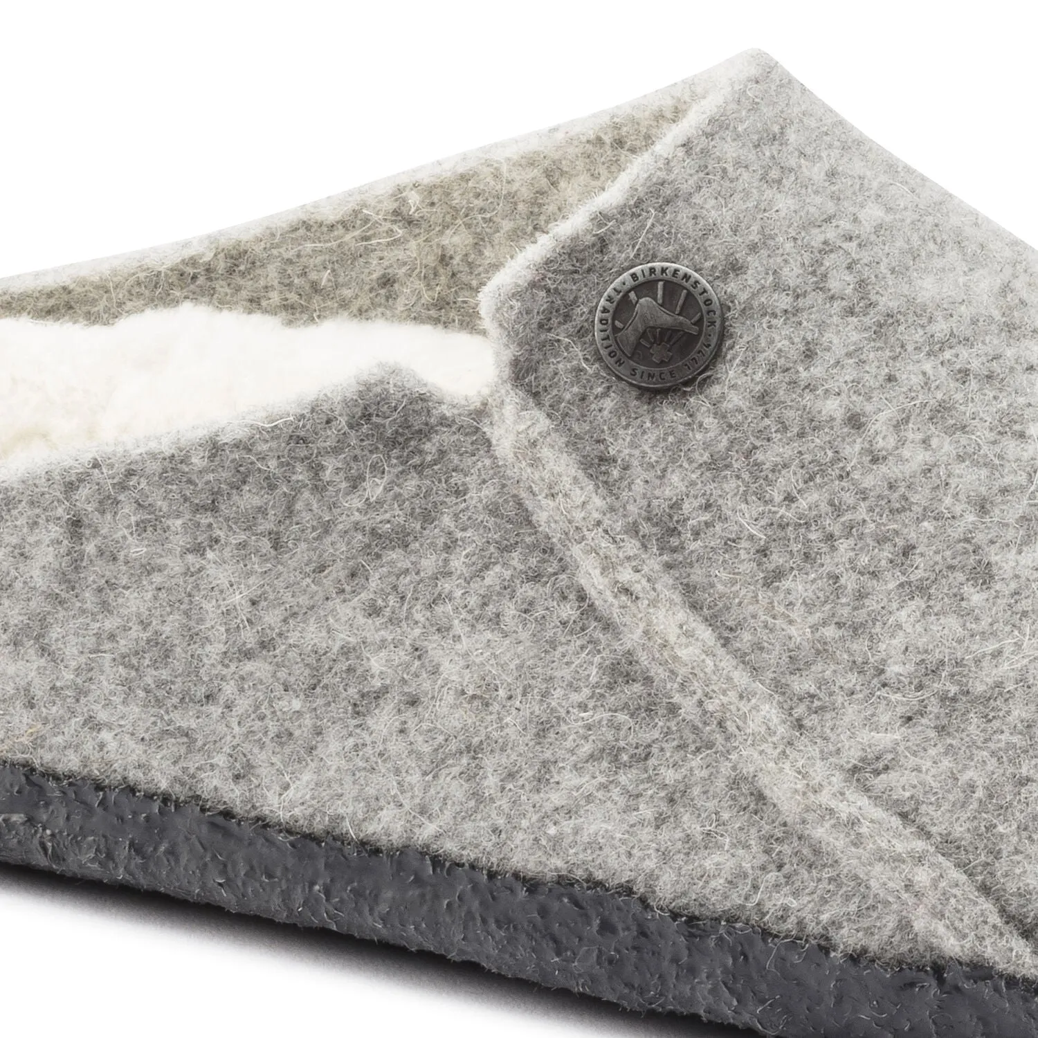 Zermatt Women - Light Grey Wool Felt Shearling||Zermatt pour femmes - Fourrure et feutre de laine gris ple