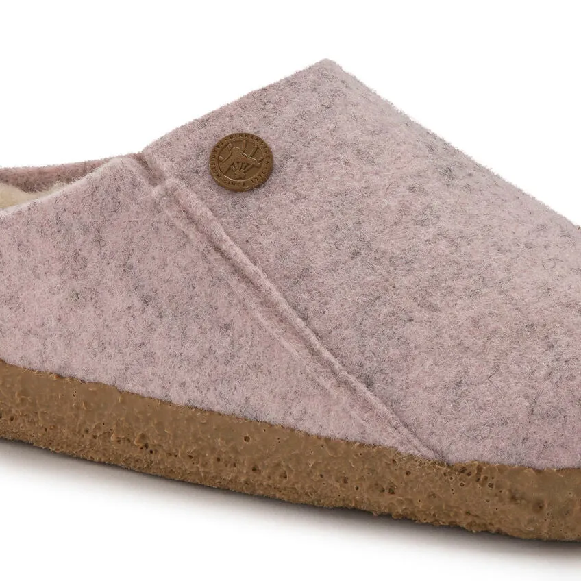 Zermatt Women - Light Rose Wool Felt Shearling||Zermatt pour femmes - Fourrure et feutre de laine rose ple