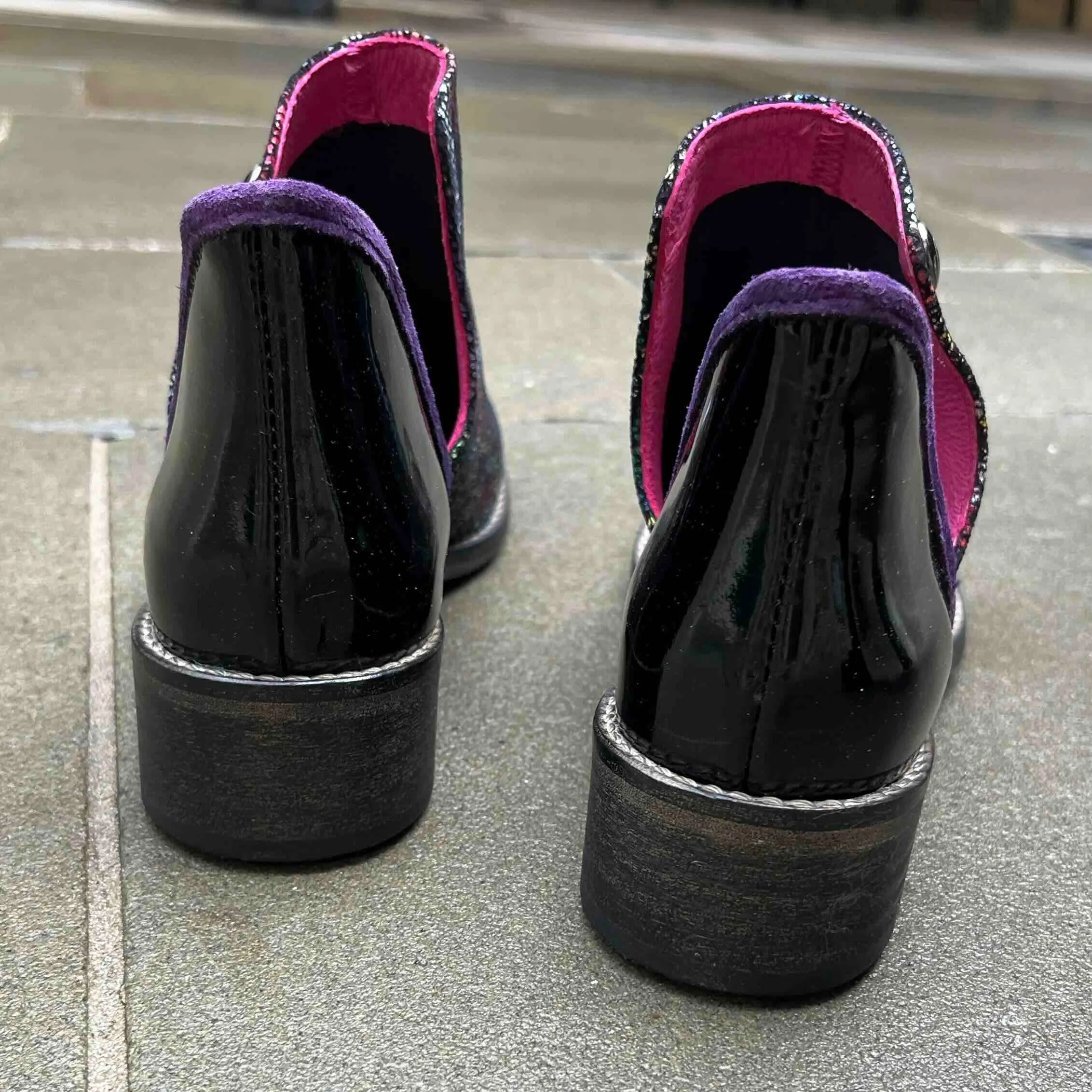 Zippette -Limited edition Butterflies ankle boot